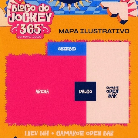Atrações - BLOCO DO JOCKEY ; FARINGES DA PAIXÃO; PATUSCO; DJ GUILHERME; EDER ARRUDA; EXCESSO DE BAGAGEM; ; RecifeIngressos