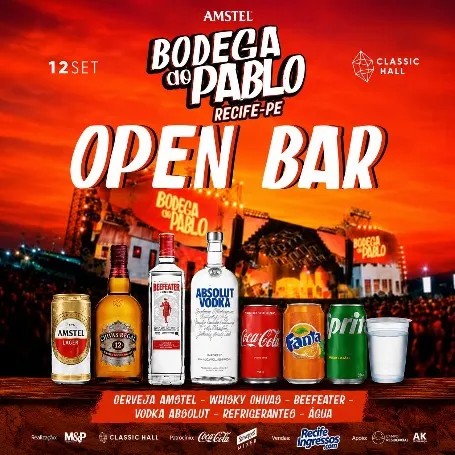 Atrações - BODEGA DO PABLO em Recife; CONDE SÓ BREGA; ZEZO; PABLO; Shows e Festas; RecifeIngressos
