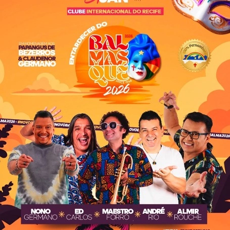 BAL MASQUÉ RECIFE 2026; ; RecifeIngressos