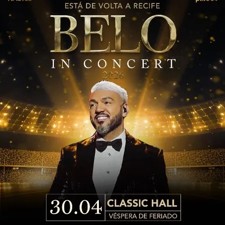 BELO IN CONCERT Em Recife 2026; Shows e Festas; RecifeIngressos
