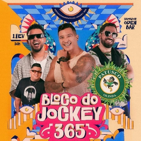 BLOCO DO JOCKEY ; ; RecifeIngressos