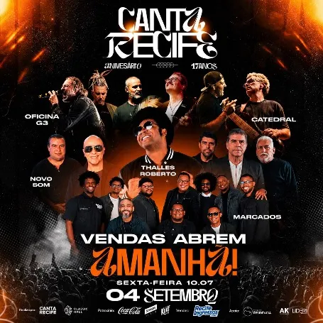 CANTA RECIFE; ; RecifeIngressos