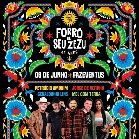 FORRO DO SEU ZEZU 2026; Shows e Festas; RecifeIngressos