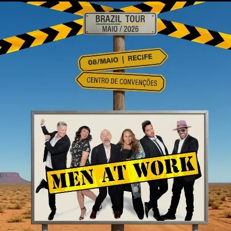 MEN AT WORK em RECIFE 2026; Shows e Festas; RecifeIngressos