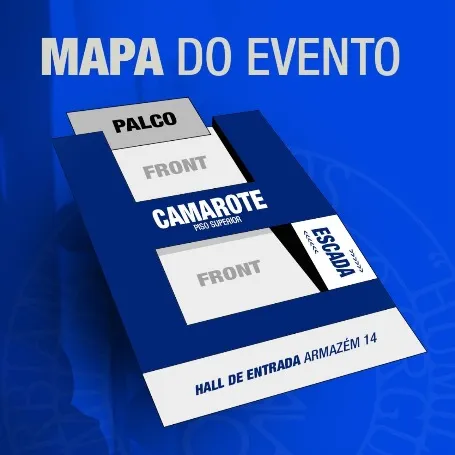 Mapa de Setores - BACO EXU DO BLUES em Recife; BACO EXU DO BLUES; Shows e Festas; RecifeIngressos